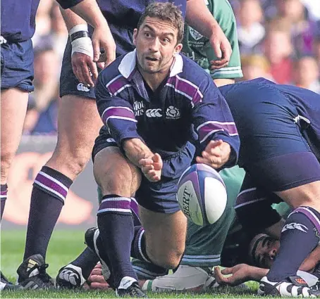  ?? Picture: SNS. ?? Bryan Redpath captained Scotland 26 times before retiring from playing in 2005.
