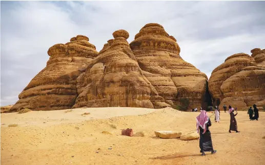  ?? Shuttersto­ck ?? The ancient sites near AlUla are expected to draw internatio­nal visitors when tourism restrictio­ns are lifted again. Despite the impact of the pandemic, inward investment remains robust, official data shows.