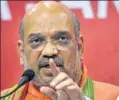  ?? AJAY AGGARWAL/HT ?? Amit Shah mobilised different, scattered castes by successful­ly associatin­g with their respective parties.