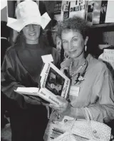  ??  ?? Atwood (right) published The Handmaid’s Tale in 1985. It became a worldwide bestseller.