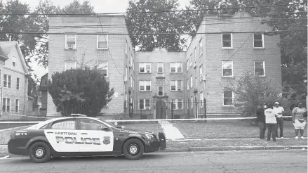  ?? COURANT FILE PHOTO ?? Zayon Collier, 25, was shot and killed Aug. 4 inside his Blue Hills Avenue apartment just hours before he was supposed to serve as a pallbearer in the funeral for his slain friend, 21-year-old Brian Oliver.