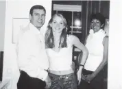  ?? Courtesy of Virginia Roberts ?? Virginia Giuffre, center, socialized with Prince Andrew as Jeffrey Epstein associate Guislaine Maxwell watches.