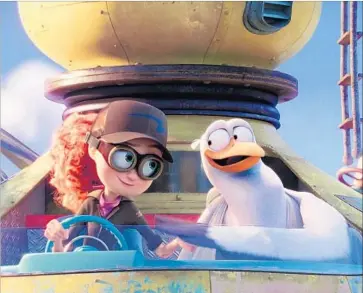  ?? Warner Bros. Pictures ?? “STORKS,” opening this weekend, is the latest from Warner Bros., which is rethinking the animated film.