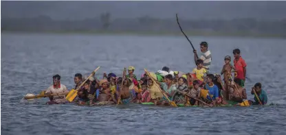  ?? Bild: A.M. AHAD/AP/TT ?? MASSMORD. FN slår fast att Myanmar har begått folkmord på rohingyer. Många rohingyer har flytt landet.