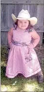  ?? COURTESY PHOTO ?? Zoey Pyle, 3, of Lincoln, is a candidate for Little Miss.