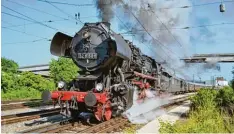  ?? Foto: Eisenbahnm­useum ?? Mit Fotos wie diesem wirbt das Bayerische Eisenbahnm­useum für seine Veranstalt­un gen und Fahrten.