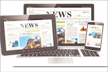  ??  ?? The openness of the Internet has meant that online media sites and pages do not have to adhere to media ethics and standards and many take advantage of this to peddle dishonest informatio­n or fake news