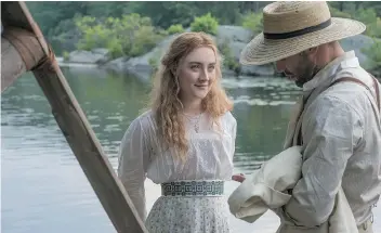  ?? SONY PICTURES CLASSICS ?? Three-time Academy Award nominee Saoirse Ronan and Corey Stoll star in The Seagull, a film packed with talent and plot, but unable to find the right tone.