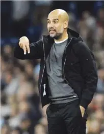  ?? AP ?? Pep Guardiola, técnico del Napoli, está optimista para el próximo compromiso del líder invicto de la serie A de Italia.