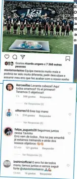  ??  ?? REAÇÃO. Otávio fez questão de assumir um “erro que acabou com o sonho”