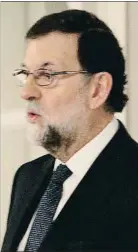  ?? EMILIA GUTIÉRREZ ?? Mariano Rajoy, ayer en Madrid