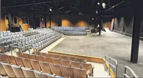  ?? Paul Buckowski / Times Union ?? The stage and audience seating at the new Capital Repertory Theatre in Albany is seen on Tuesday.