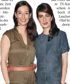  ?? FOTO: IMAGO ?? Pinar Atalay (links) und Linda Zervakis