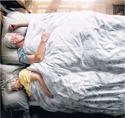  ?? 123RF ?? New research shows older shift workers who wake up closer to the start of their shift may feel more alert and sleep longer.