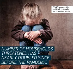  ?? ?? 2,346 households lost their homes in Yorkshire last winter