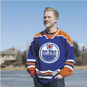  ?? CODIE MCLACHLAN ?? Oilers fan Joel Tanasychuk was in Grade 6 the last time the Oilers made the playoffs.