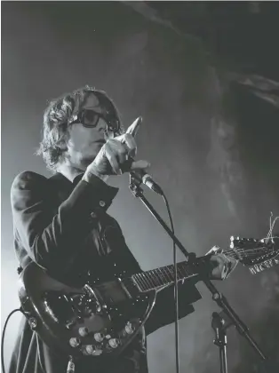  ?? BRADLEY WOOD ?? British rock musician Jarvis Cocker, formerly of the group Pulp, returns with his new band, Jarv Is ... His album Beyond the Pale represents a continuati­on of the subject matter that compels and interests him.