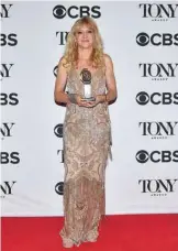  ??  ?? British producer Sonia Friedman, winner of the award for Best Play for ‘Harry Potter and the Cursed Child, Parts One and Two’.