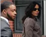  ?? Picture: FOX ?? PROBING: Stephan James as Preston Terry and Sanaa Lathan as Ashe Akino in Fox’s Shots Fired.