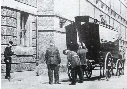  ??  ?? The Black Maria at Gloucester Prison