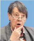  ?? FOTO: DPA ?? Deutschlan­ds Umweltmini­sterin Barbara Hendricks (SPD): So geht das nicht?