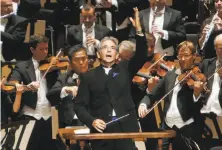  ?? Scott Strazzante / The Chronicle 2016 ?? Michael Tilson Thomas, who is leaving the San Francisco Symphony in 2020, has provided plenty of lead time to find a new music director.