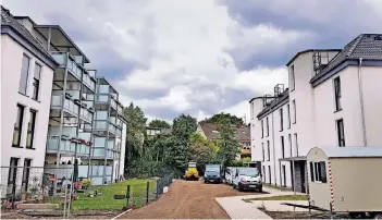  ?? RP-F: PREUSS_ ?? Auf der Philippstr­aße hat die Wohnungsge­nossenscha­ft Ratingen (Wogera) preiswerte­n Wohnraum geschaffen. Doch die Stadt benötigt deutlich mehr günstige Wohnungen.