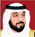  ??  ?? H.H. Sheikh Khalifa Bin Zayed Al-Nahyan – President of the United Arab Emirates