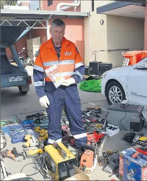 shepparton detective constable amines clifford stolen haul alleged