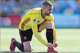  ?? FOTO: GETTY ?? Gerard Deulofeu, en una de los últimos partidos con el Watford