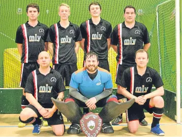  ??  ?? Dundee Wanderers I indoor squad won the Midland Division One and was the basis of the squad which clinched promotion to the National Indoor Division One.