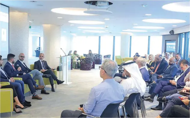 ?? ?? ±
Panellists and participan­ts during the launch of the report on Wednesday in Dubai.