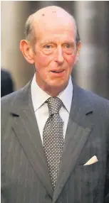  ??  ?? Controvers­y Duke of Kent to visit Scottish SPCA’s Clackmanna­nshire animal welfare rescue centre