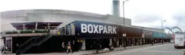  ?? FOTO: MATTY RING ?? INSPIRATIO­NEN. Boxpark i London.