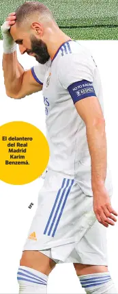  ?? ?? El delantero del Real Madrid Karim Benzemá.