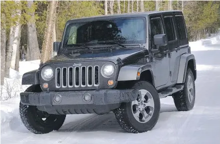  ?? DEREK MCNAUGHTON/DRIVING.CA ?? The Jeep Wrangler is fine to drive in the city but was made for the country.