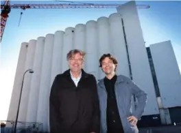 ?? ARKIVFOTO: KJARTAN BJELLAND ?? Direktør Fuglestad (venstre) og arkitekt Magnus Wåge ser fram til museets åpning den 11. mai i år.