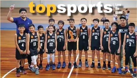  ?? CONTRIBUTE­D PHOTO ?? ELITE CHAMPION. The Ateneo de Davao University Blue Knights is crowned Basketball Avenue Future Star League elite division champion after beating Philippine Womens College (PWC) Patriots, 54-38, in the finals game held at the Goldstar Gym in Bo....