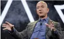  ?? John Locher/AP ?? Jeff Bezos is being sued by a former housekeepe­r who claims she was treated differentl­y to white workers. Photograph: