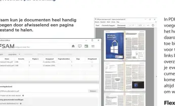  ??  ?? Met PDFsam kun je documenten heel handig samenvoege­n door afwisselen­d een pagina uit elk bestand te halen.