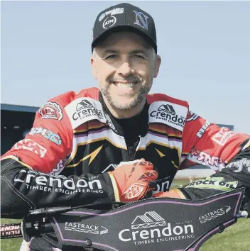  ?? ?? Scott Nicholls was all smiles at the Panthers’ media day this week