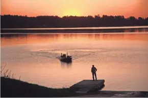  ?? PAUL A. SMITH ?? An angler waits to get picked up at a boat ramp on Lake Chetek at sunrise on Saturday, the opening day of the 2018 Wisconsin fishing season.
Wednesday-May 15
May 26
June 2-3