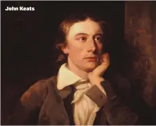  ??  ?? John Keats