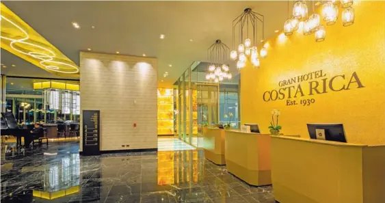  ?? ARCHIVO ?? El 10 de julio el Gran Hotel Costa Rica reinició operacione­s luego de una remodelaci­ón. Ahora la recepción está en el quinto piso.