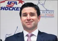  ?? Charles Krupa / Associated Press ?? The New York Rangers abruptly fired president John Davidson and general manager Jeff Gorton on Wednesday with three games left in the season. Chris Drury was named president and GM. He previously served as associate GM under Davidson and Gorton.