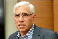  ??  ?? Vinod Rai, head of the Committee of Administra­tors, has reigned in the BCCI regarding India’s participat­ion in the Champions Trophy.