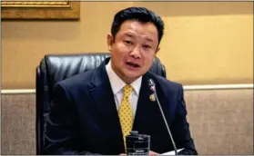  ?? Photo: TAT News ?? TAT Governor Yuthasak Supasorn will appeal to the CCSA to ease the COVID entry rules for tourists.