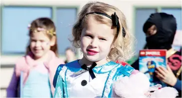  ??  ?? Sadie McCoy joined in the Book Week parade at Bunyip Primary School.