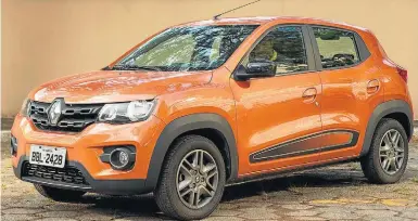  ?? DANIEL TEIXEIRA/ESTADÃO ?? Kwid. Renault promoveu aceleração na produção do hatch compacto e resultados começaram a aparecer no fim de fevereiro