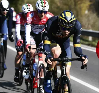  ??  ?? LEFT Phil Southerlan­d is founder of Novo Nordisk, the UCI Pro Continenta­l team seen here at MilanSan Remo in 2021